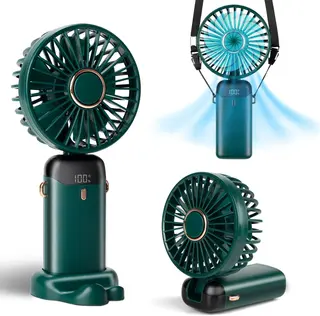 Mini ventilateur rechargeable USB-C vert