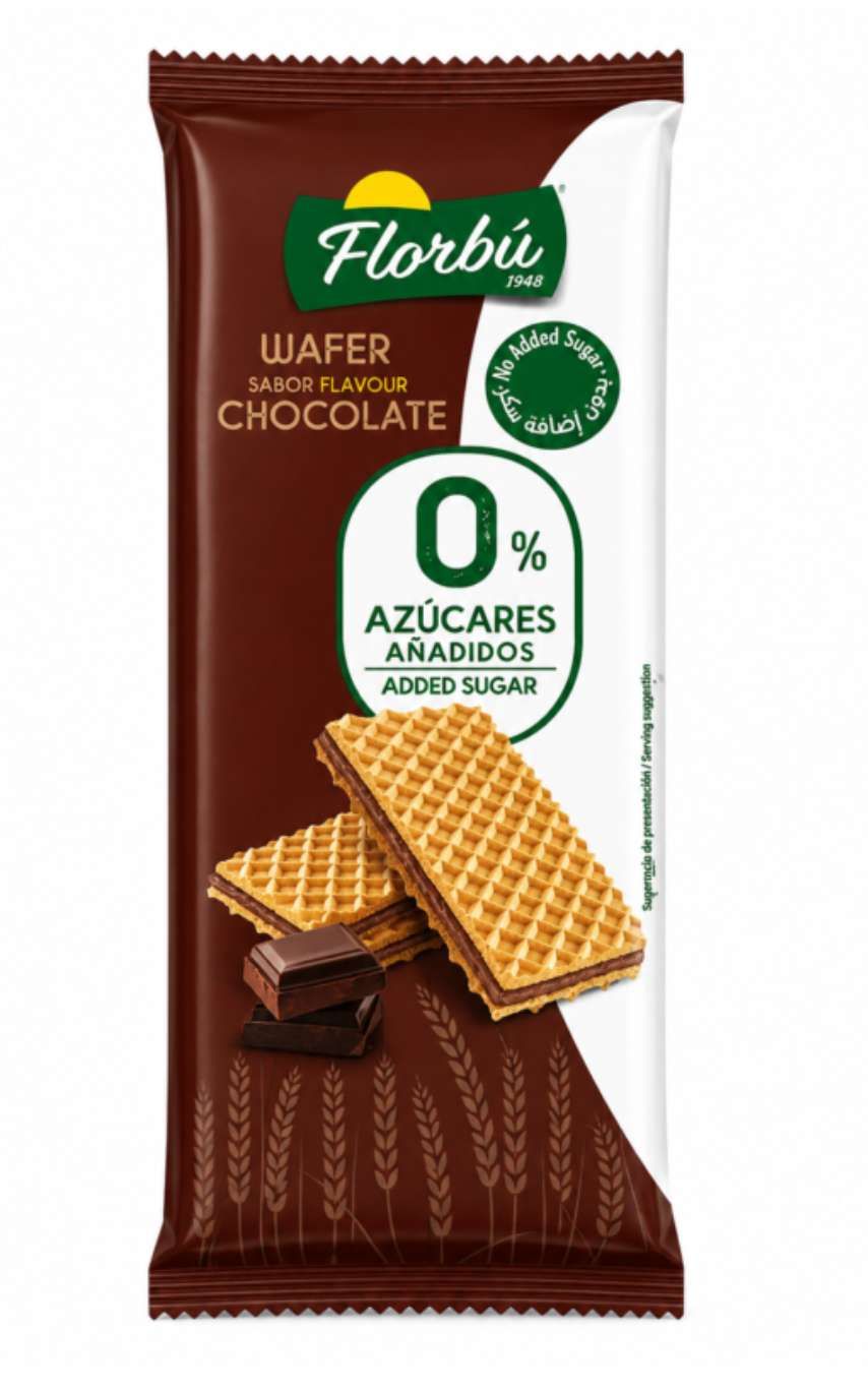 Florbú Wafer Chocolat 0% Sucres Ajoutés