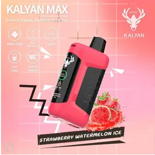 Kalyan Max Strawberry Watermelon Ice Puffs