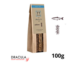 77 Seven Seven Philip IV+ Stripes z suszonego łososia z daktylami 100g
