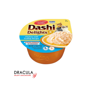 INABA Dashi Delights Kurczak z przegrzebkami w bulionie 70g
