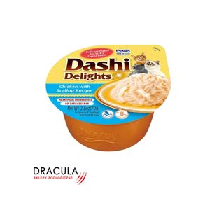 INABA Dashi Delights Kurczak z przegrzebkami w bulionie 70g