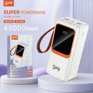 Batterie Externe Spicy SP-004 45 000 mAh – Charge Rapide 22,5W