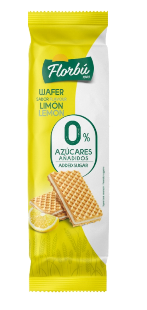 Florbú Wafer Citron 0% Sucres Ajoutés