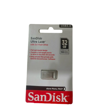 ფლეშ მეხსიერება-SanDisk Ultra Luxe USB 3.0 Flash Drive, 32GB