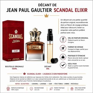 Décant Jean Paul Gaultier Scandal Elixir 5ML – Parfum Original