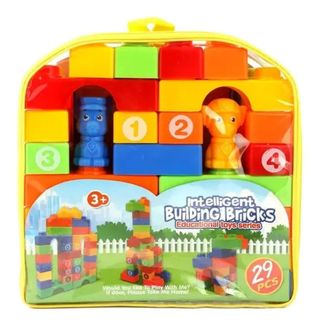 Blocks de Construction Éducatifs – 29 Pièces avec Figurines