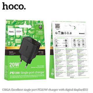 კვების ადაპტერი -HOCO CS82A TYPE-C 20W