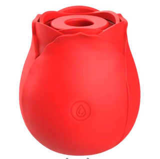 Unidad de succión para el clítoris en forma de flor rosa