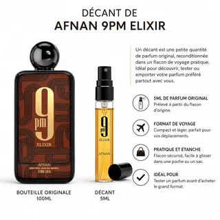 Afnan 9PM Elixir – Décant 5ML