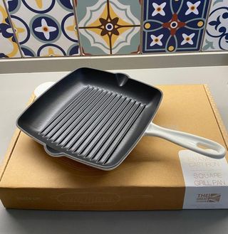 Frigideira ferro fundido grill branca Spear&Jackson