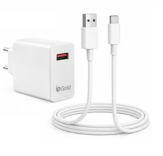Chargeur Secteur Rapide 18W avec Câble USB-A vers Type-C