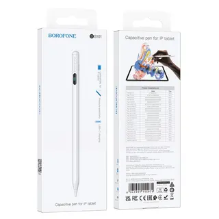 Stylet Tactile pour iPad Affichage LED, Détection d’Inclinaison, Palm Rejection et Fixation Magnétique