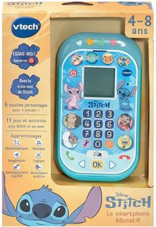 Vtech Le Smartphone Éducatif 4-8ANS - Stitch