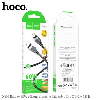 USB კაბელი-HOCO  X109 TYPE-C TO TYPE-C 1M
