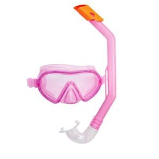 Kit de plongée pour Enfants à partir de 3 Ans, lunettes de natation et tube de respiration-Mauve-