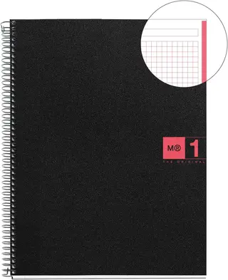 Cahier THE ORIGINAL 80 feuilles A5 - ROUGE