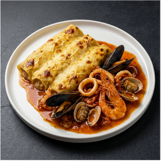 Canelons Peix I Marisc