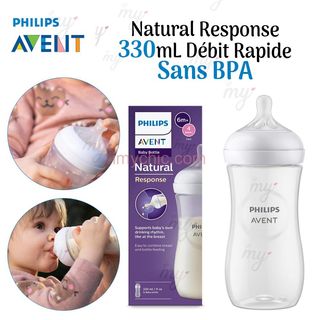 AVENT BIBERON NATURAL RESPONSE 6M+ 330ML
