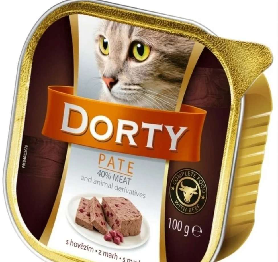 Dorty Pâté pour Chat Bœuf – 100 g