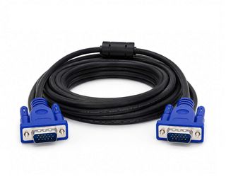 Câble VGA 5M Haute Qualité avec Filtre Anti-Interférence – Connexion Écran & PC Stable