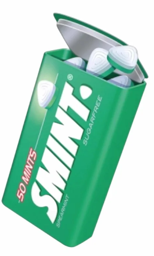 Smint Spearmint Sans Sucre – 50 Unités