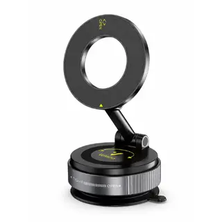 Velano VR-08 – Support Téléphone Magnétique Voiture MagSafe, Rotation 360°, Ventouse Ultra 96LBS