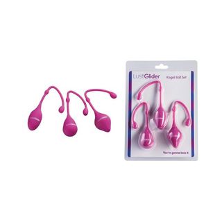Bolas chinas Silicona Moradas Pack 3