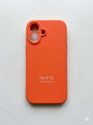 სილოკონის ტელეფონის ქეისი-IPHONE 16 (სტაფილოსფერი)