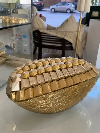 Coupe fiançailles aux chocolats