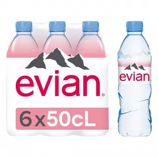 evian 50cl pack de 6