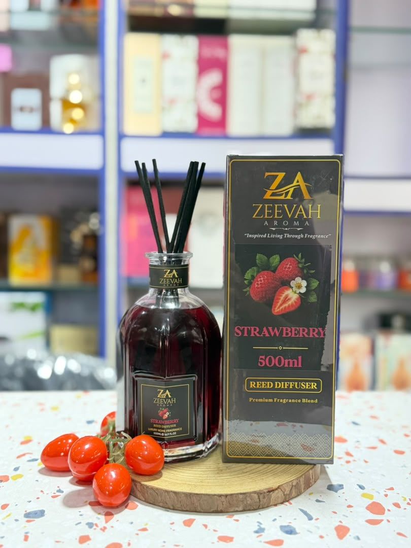 ZEEVAH Strawberry Reed Diffuser, 500ml