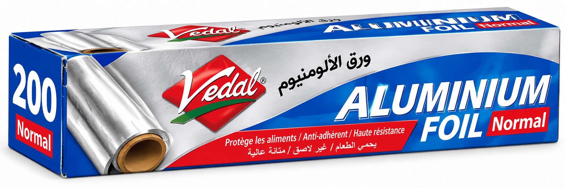 Vedal Papier Aluminium Normal – Réf. 200