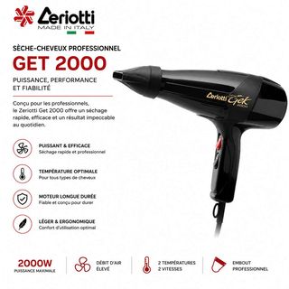 Sèche-Cheveux Professionnel Zeriotti Get 2000