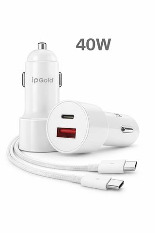 Chargeur Voiture Rapide 40W USB-A+USB-C avec Câble Type-C–Charge Ultra Rapide