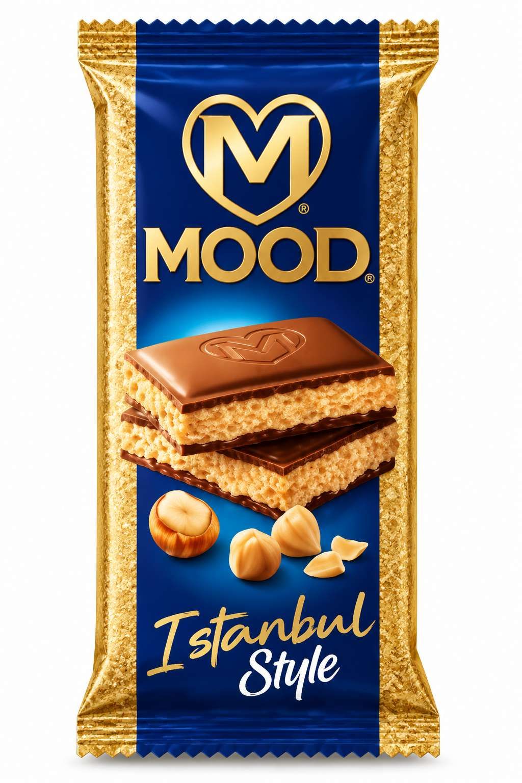 Mood Istanbul Style Chocolat au Lait Noisette et Kunafa – 90 g