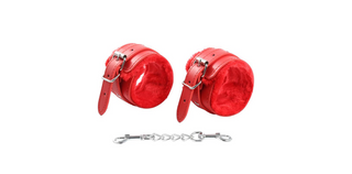 LATETOBED BDSM LINE Premium Fur Adjustable handcuffs