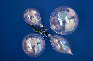 შუშის გამჭვირვალე სათამაშოების ნაკრები 4 ცალი