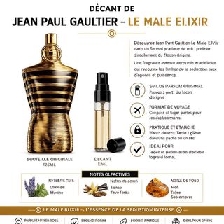 Décant Jean Paul Gaultier Le Male Elixir 5ML – Parfum Original