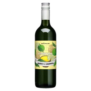 Kombucha Imbir & Limonka – Delikatna.BIO 750 ml