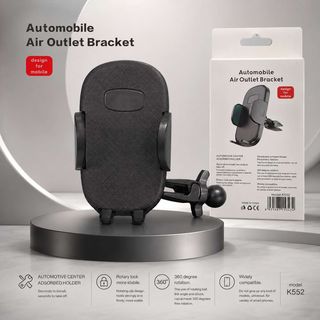 Support Téléphone Voiture pour Grille d'Aération - Modèle K552