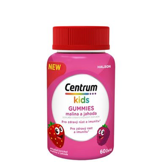 CENTRUM Kids желирани таблетки с вкус на ягода и малина, 60 броя