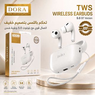 Airpods Dora TWS Bluetooth 5.0 avec Boîtier de Charge