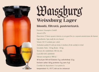 WAISSBURG LAGER LIGHT Draft 1L