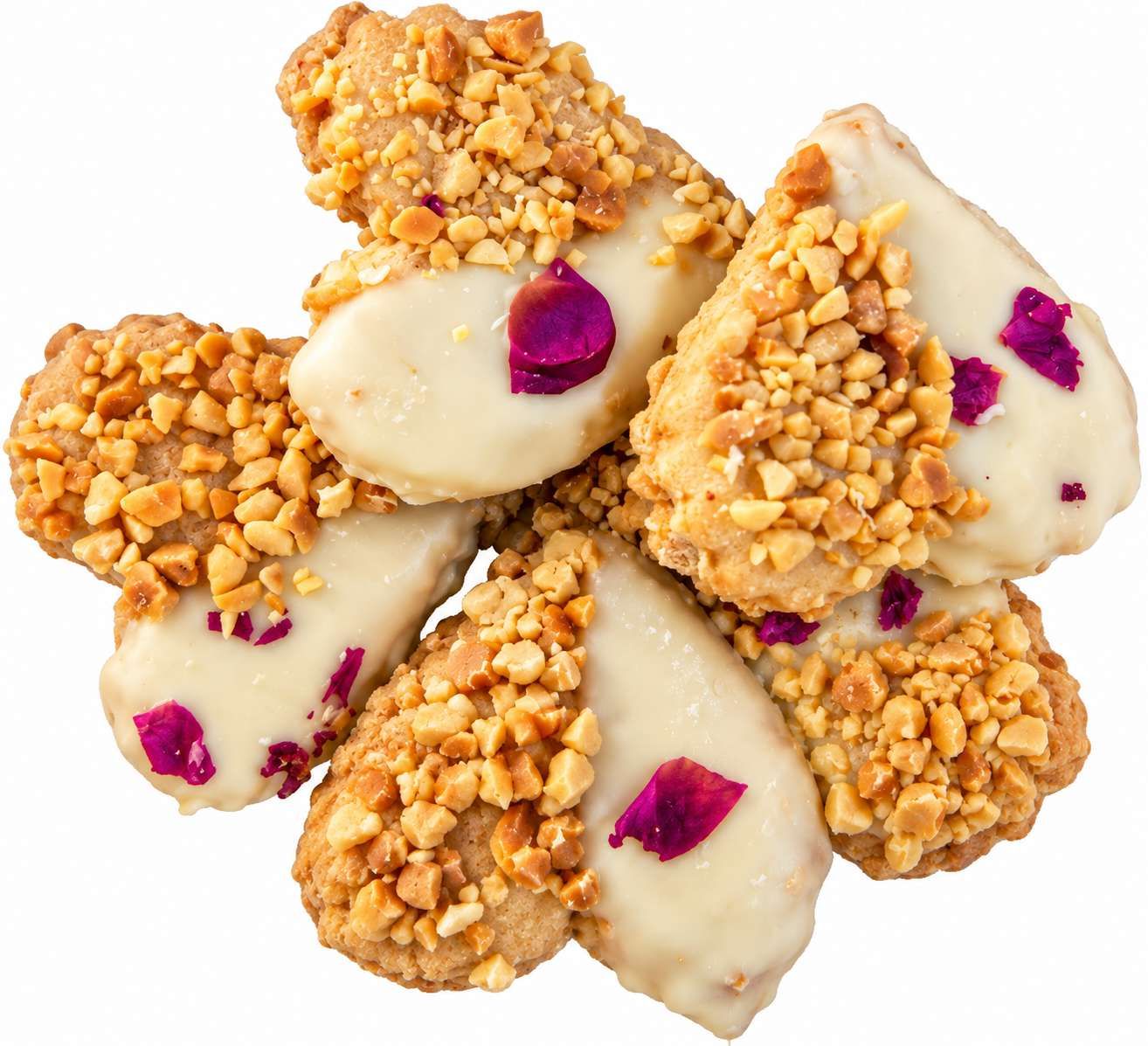 Sablés Cacahuètes & Chocolat Blanc – 250 g by poustin