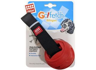 GiGwi Go Fetch Slinger Red Ball — ძაღლის სათამაშო