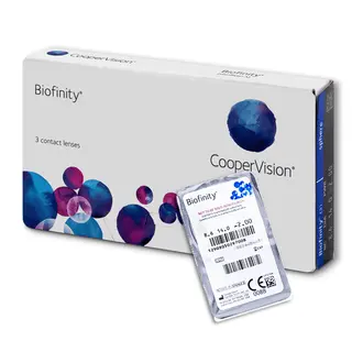 Контактні лінзи Cooper Vision Biofinity -6,0, упаковка 3 шт.