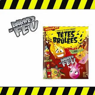 TETES BRULEES BARRES DE FEU 200g