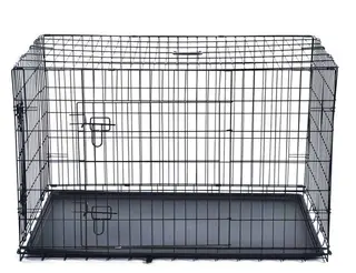 WR04 Cage métallique pliable pour chiens 107x71x77.5cm