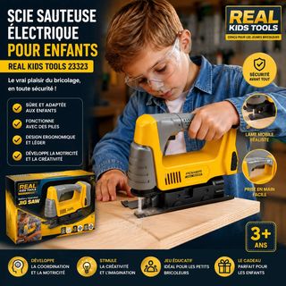 Scie Sauteuse Électrique Enfant – Real Kids Tools 23323